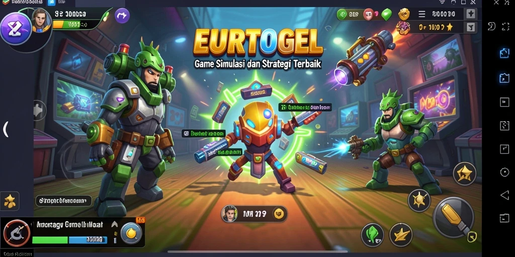 Tampilan gameplay menarik dan interaktif dalam EUROTOGEL.