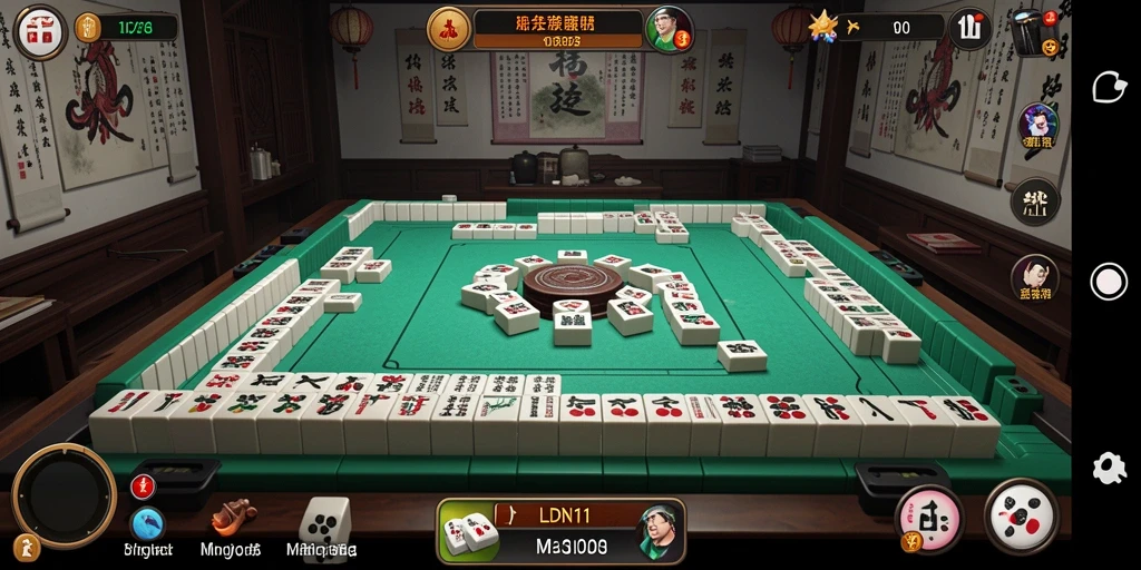 Screenshot LDN11 menampilkan tantangan Mahjong yang menarik dan grafis yang menawan.