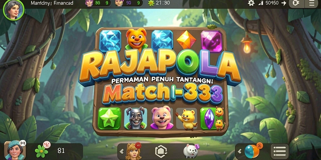 Tangkapan layar menunjukkan gameplay seru RAJAPOLA yang penuh warna.