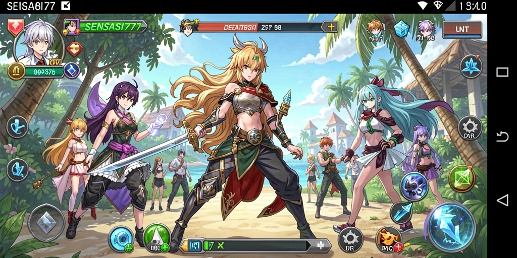 Tampilan menarik dari gameplay SENSASI777 yang memukau.