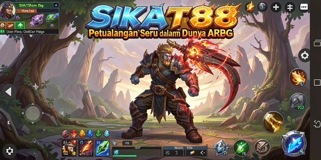 Tampilan gameplay SIKAT88 yang mendebarkan dalam petualangan ARPG.