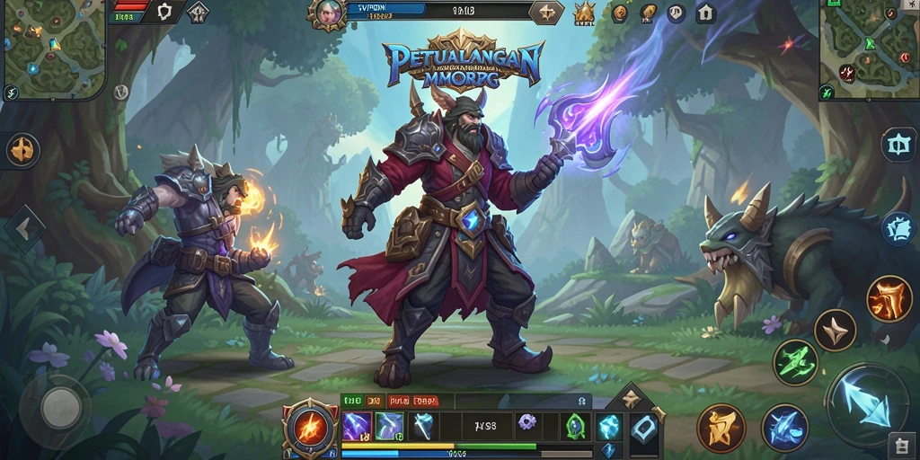 Tampilan gameplay yang seru dalam dunia SVIPSIDN yang luas.